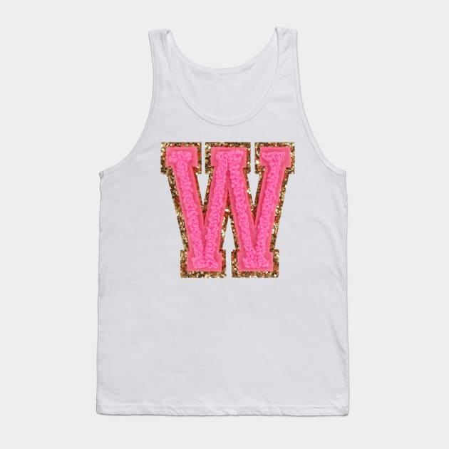 W preppy letter Tank Top by DiorBrush